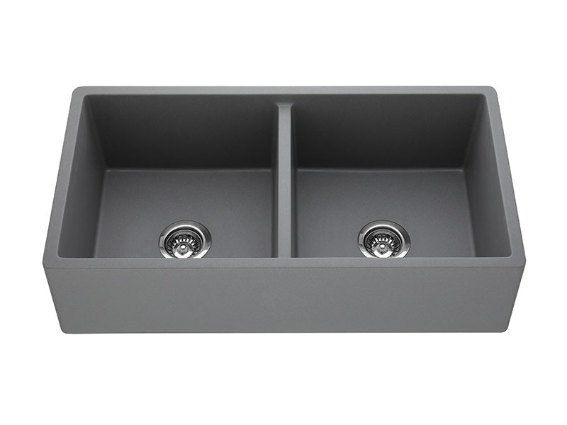 36-inch Double Bowl Farmhouse Sink