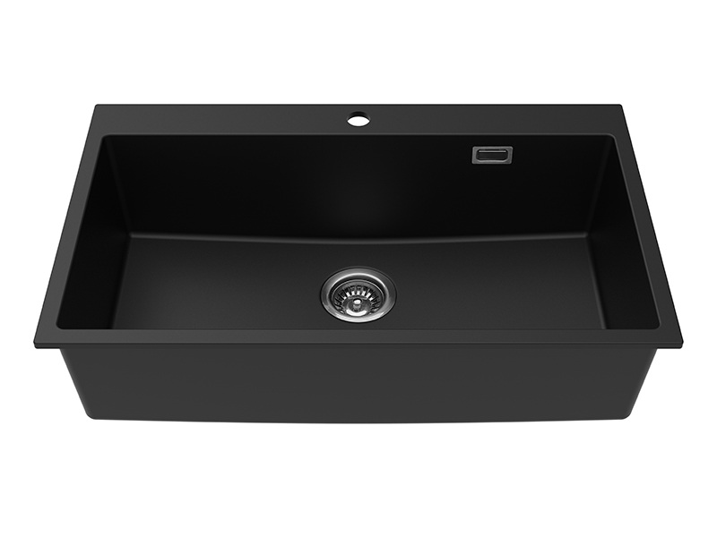 Top Mount Single Bowl Kitchen Sink with Faucet Hole