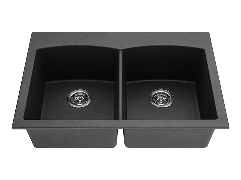 Drop In 50/50 Double Bowl Kitchen Sink