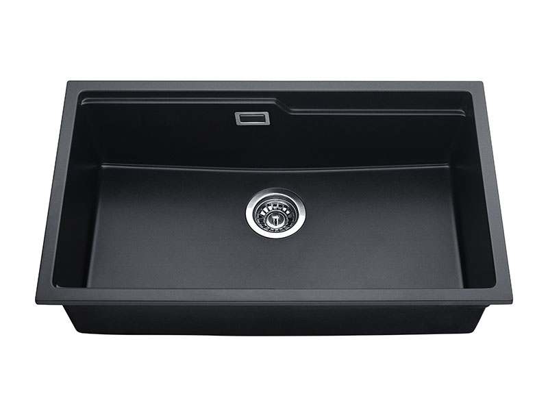 Black 30 Inch One Basin Undermount Kitchen Sink