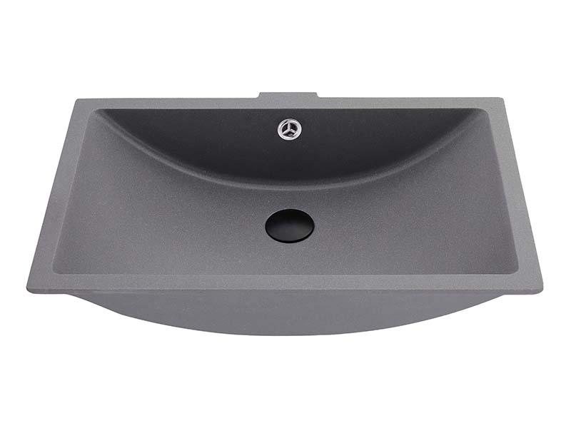 Modern Undermount Bathroom Sink with Concealed Overflow