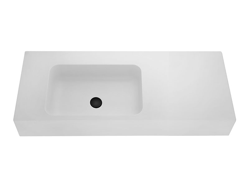 Quartz Vessel Bowl Bathroom Sink and Flat Space