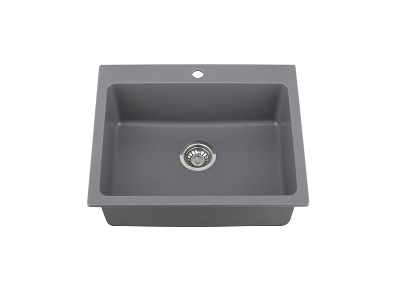 White Top Mount Kitchen Sink