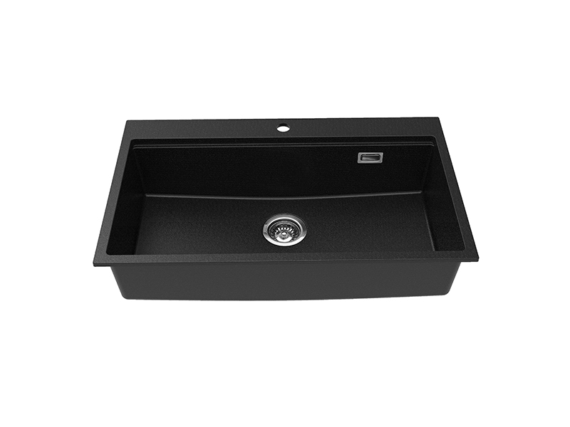 32-inch Square Single Bowl Top-mount Sink