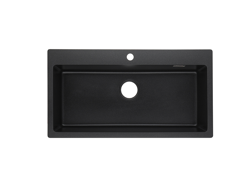 33-inch Square Single Bowl Top-mount Sink