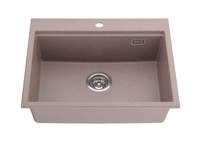 23-inch Square Single Bowl Top-mount Sink