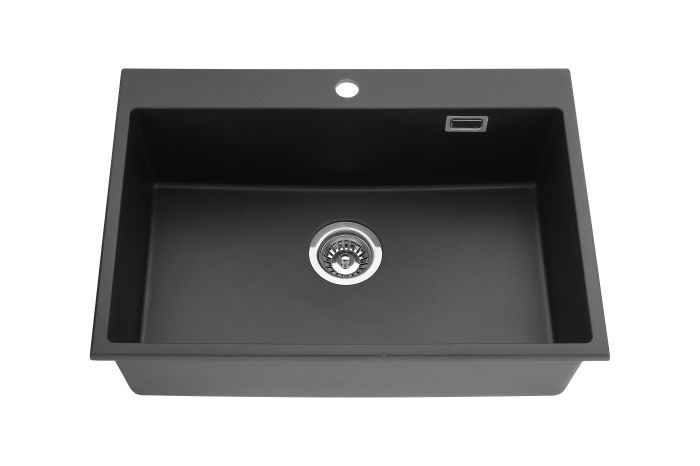 26 Inch Square Single Bowl Top-mount Sink