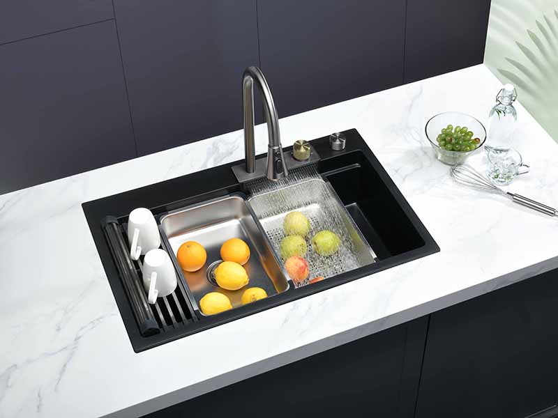 Surface-Mounted Single Bowl Kitchen Sink