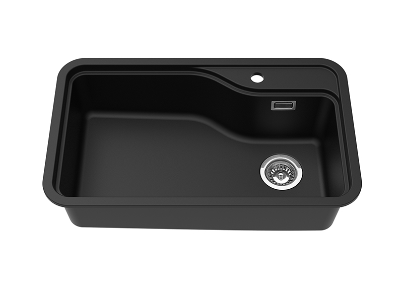 Kitchen Top Mount Black Sink