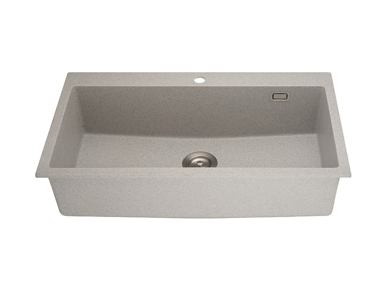 High-End Quartz Top Mount Basin with Rim