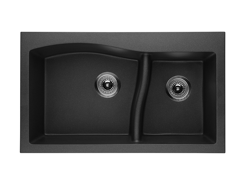 Quartz Double Bowl Kitchen Sinks