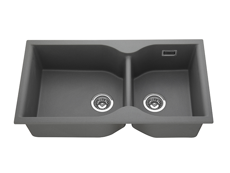 34-Inch Quartz Overmount Double Sink