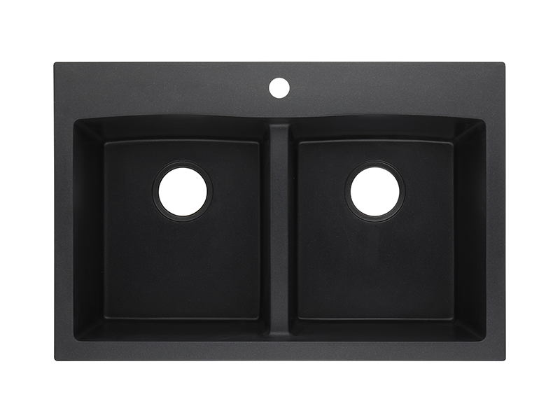 31 Inch Double Bowl Top Mount Sink