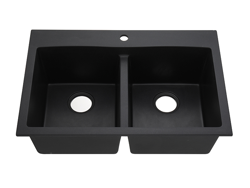 31 Inch Double Bowl Top Mount Sink