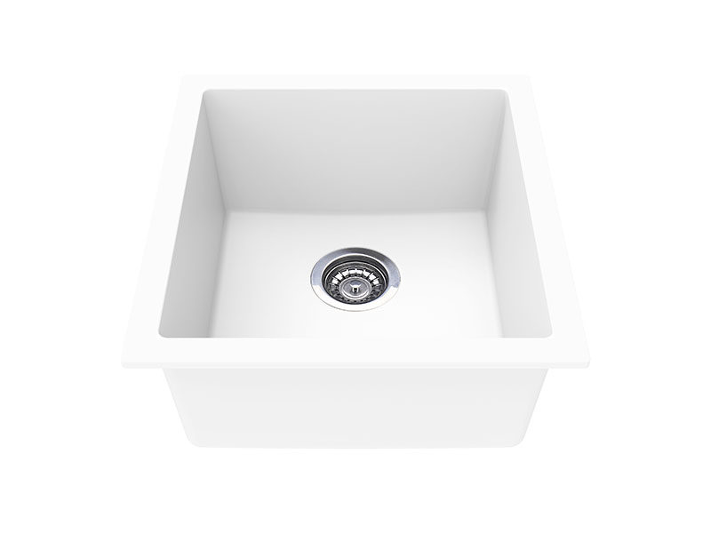 Quartz Single Compartment Kitchen Undermount Sink