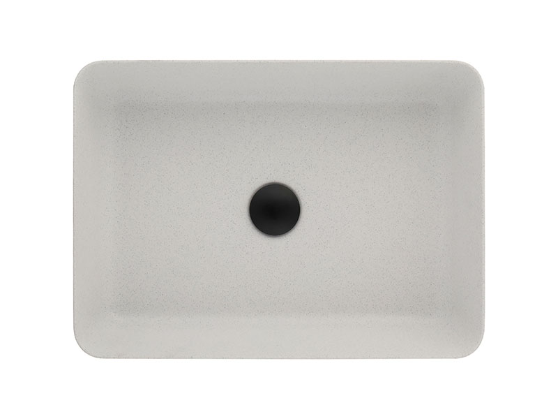 20-inch White Quartz Bathroom Basin