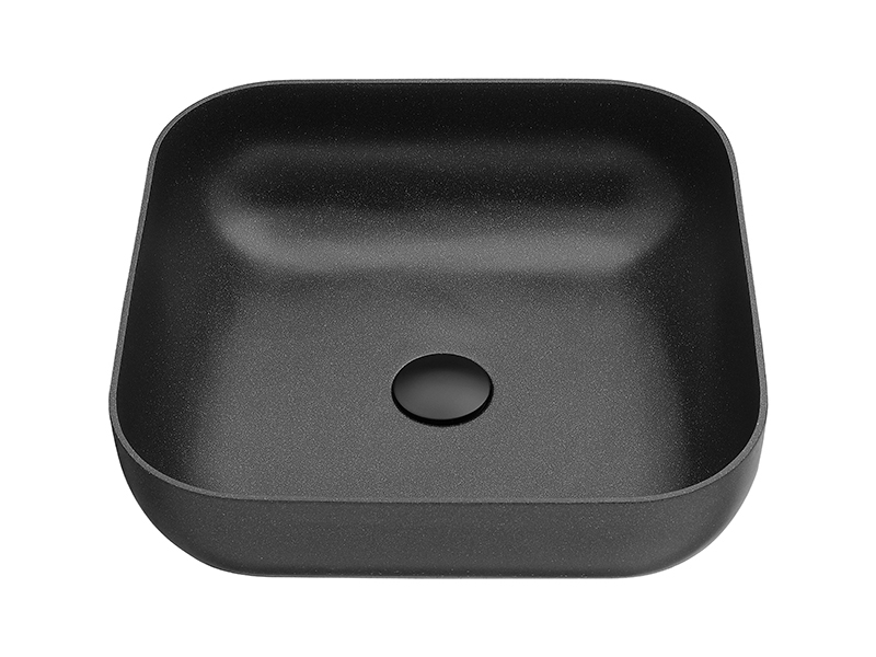 Modern Black Vessel Sink